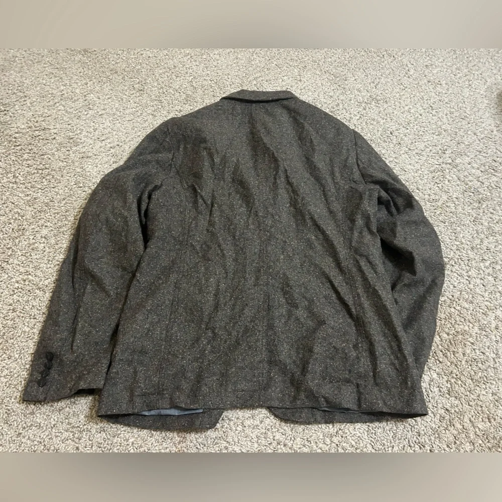 Woolrich Worker's Tweed Blazer Jacket Wool Blend Men's Size Medium Lined Button